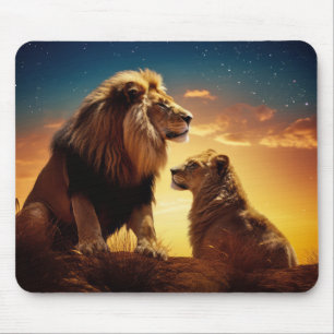 Lion Animal Wildlife Wilder Wilder Wilde Mousepad
