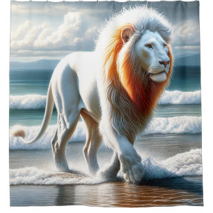 Lion Art Duschvorhang