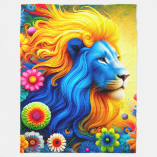 Lion Art Fleecedecke