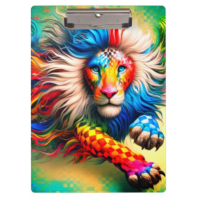 Lion Art Klemmbrett (Vorderseite)