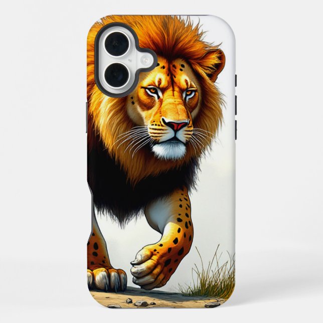 Lion Art Phone Case iPhone Hülle (Rückseite)