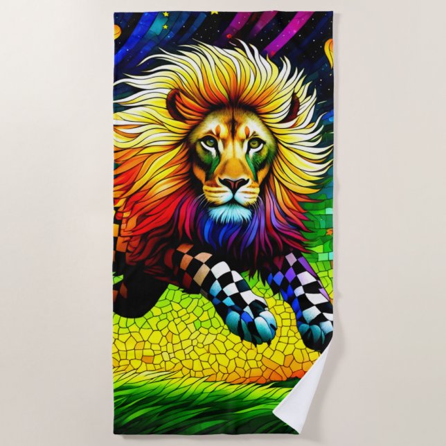 Lion Art Strandtuch (Vorderseite)