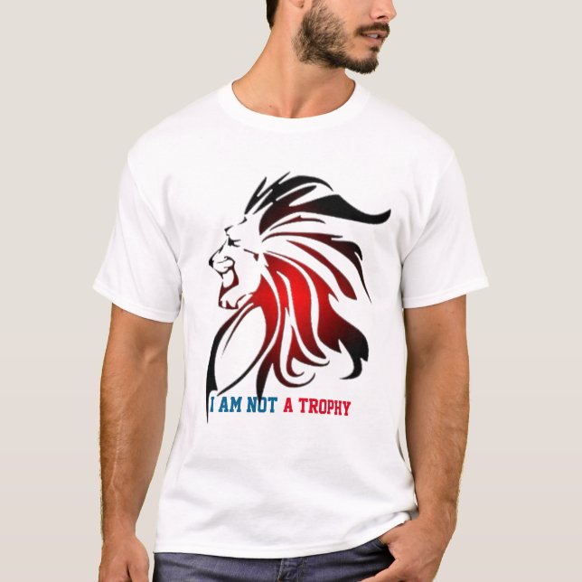 Lion Art T - Shirt Design, Wildlife Lion Art (Vorderseite)