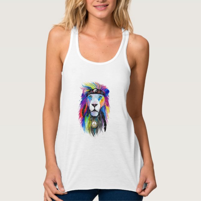 Lion Art Tank Top (Vorderseite)