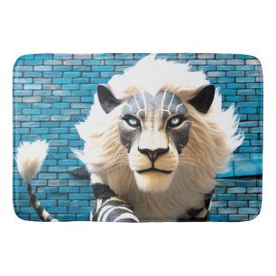 Lion Artwork Badematte