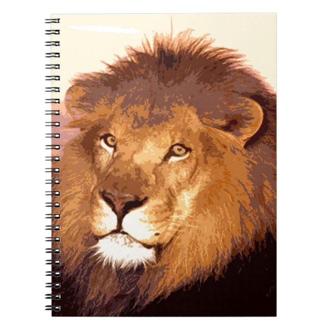 Lion Artwork Notizblock (Vorderseite)