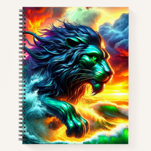 Lion Artwork Notizbuch
