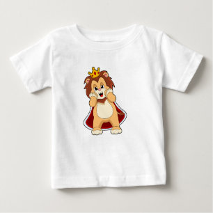 Lion as King mit Crown.PNG Baby T-shirt