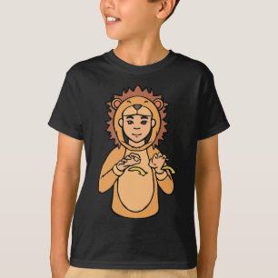 Lion ASL Hand Gesture Deaf Hörverlust Bewusstsein T-Shirt