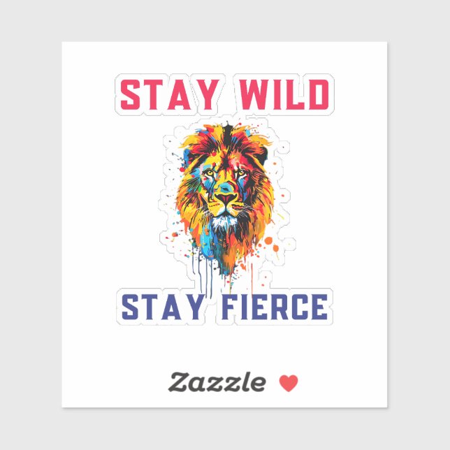 Lion Aufkleber (Blatt)