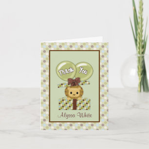 LION Baby Jungle Pals Thank You Note Card Dankeskarte