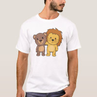 Lion Bear Zoo Niedlicher Tiere Niedlich Kids