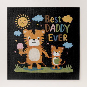 Lion Best Daddy Ever Puzzle