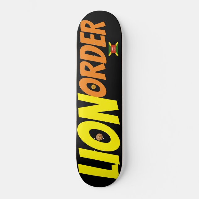 LION-BESTELLUNG Skateboard (Vorderseite)