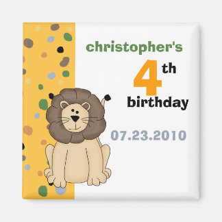 Lion ・ Birthday Einladung Magnet