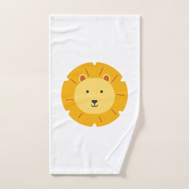 Lion Birthday Kids Art Handtuch (Handtuch)