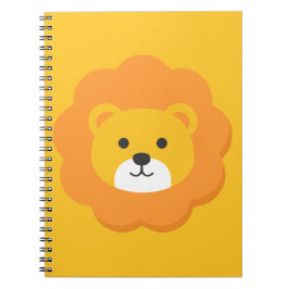 Lion Birthday Kids Art Notizblock