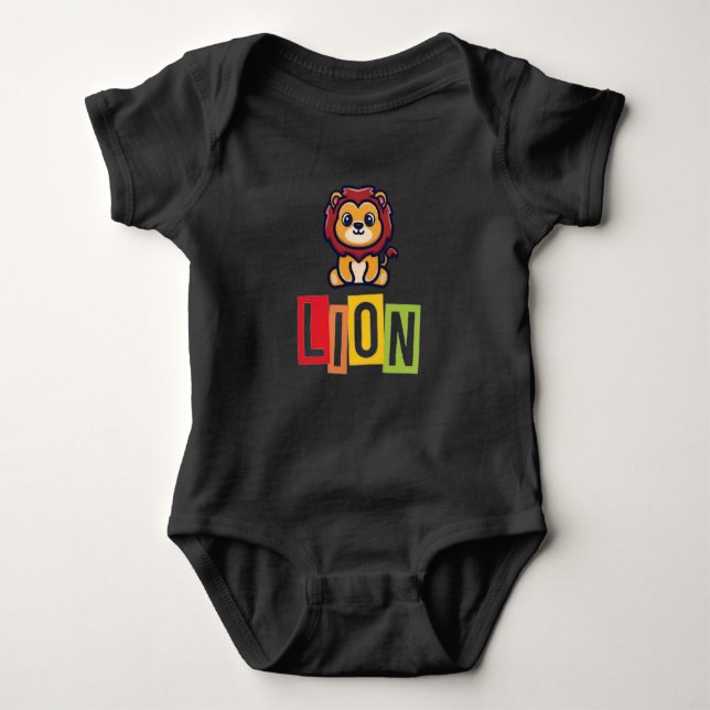 Lion blass baby strampler (Vorderseite)