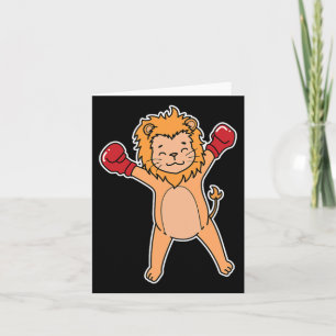 Lion Boxing Karte
