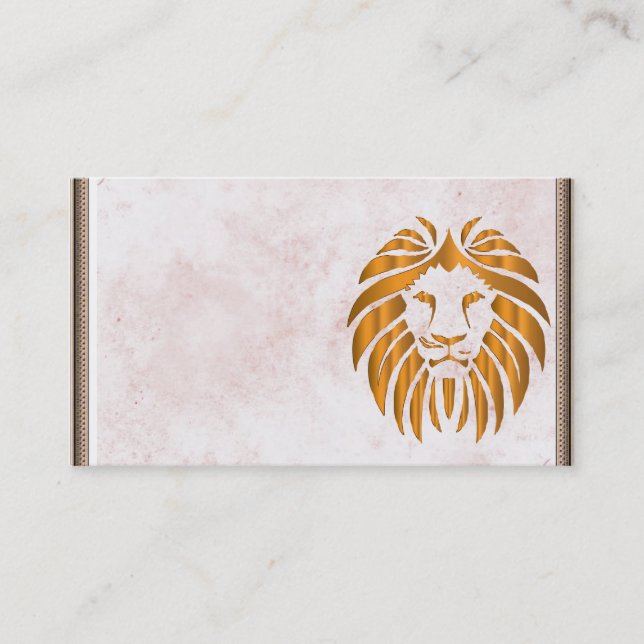 Lion Business Card Visitenkarte (Vorderseite)