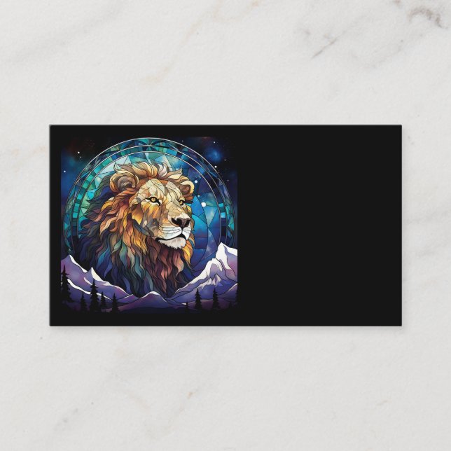 Lion Business Cards Visitenkarte (Vorderseite)