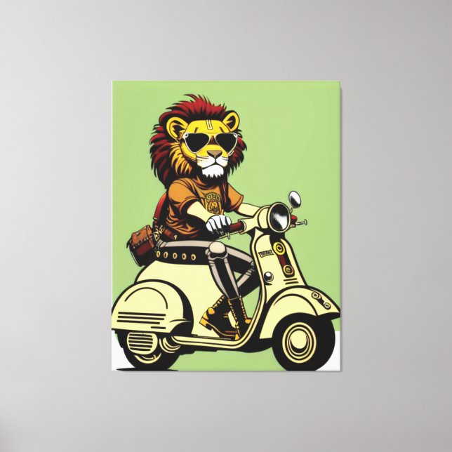 Lion Canvas Print Leinwanddruck (Vorderseite)