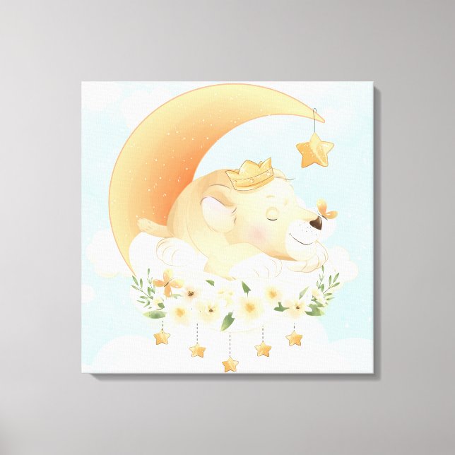 Lion Canvas Print Leinwanddruck (Vorderseite)