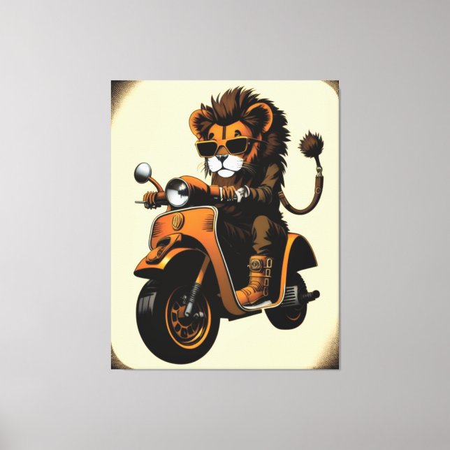 Lion Canvas Print Leinwanddruck (Vorderseite)