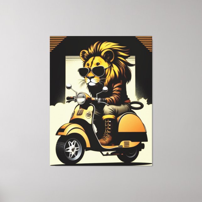 Lion Canvas Print Leinwanddruck (Vorderseite)