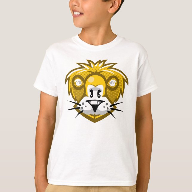 Lion Cartoon T-Shirt (Vorderseite)