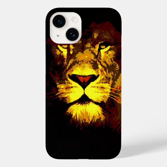 Lion Case-Mate iPhone Hülle (Rückseite)