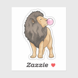 Lion Chewing gum Aufkleber