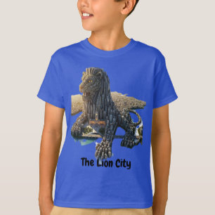 Lion City Urban Architecture Surrealist T-Shirt