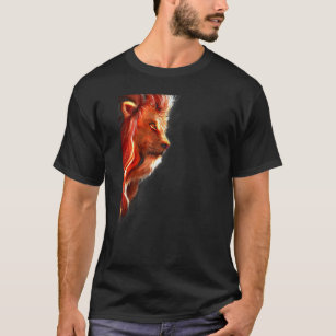 Lion Claw Strong Eyes Warrior Hunter Big Cat Angel T-Shirt