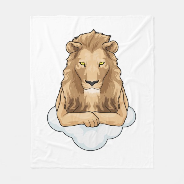 Lion Clouds Fleecedecke (Vorderseite)