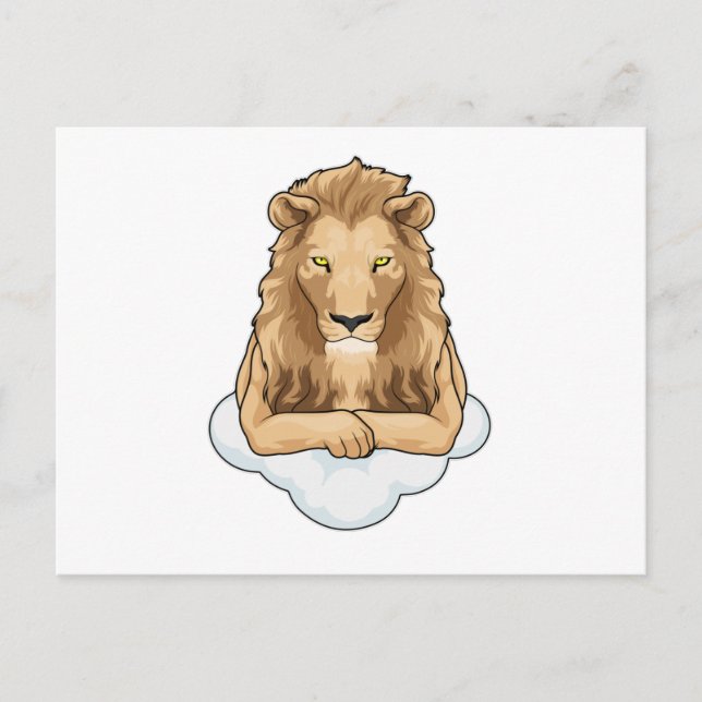 Lion Clouds Postkarte (Vorderseite)