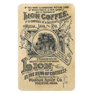 Lion Coffee Magnet