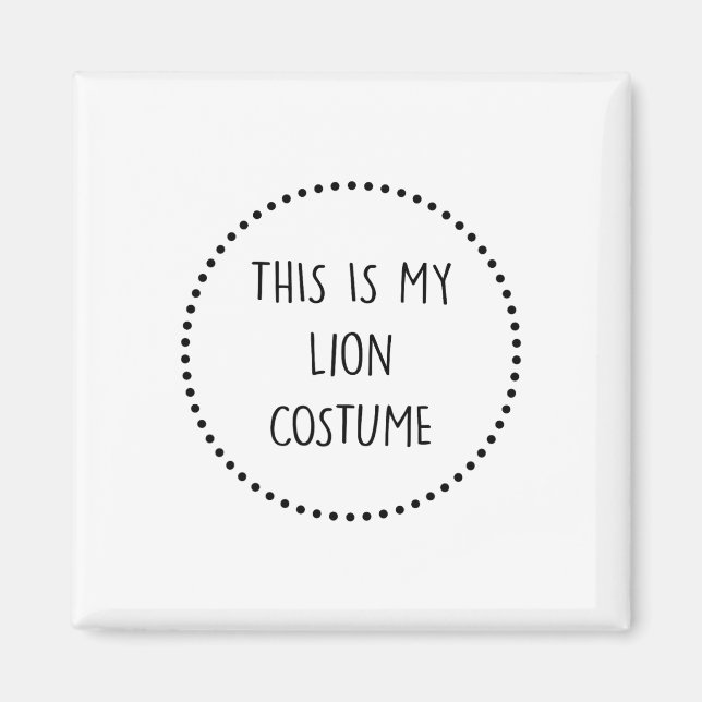 Lion Costume Magnet (Vorne)