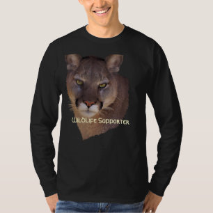 LION Cougar, Big Cat Wildlife Shirt