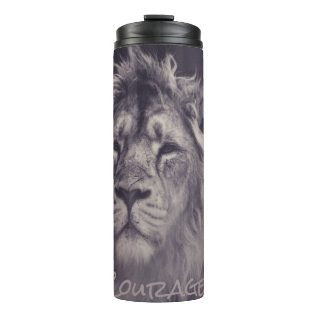 Lion Courage King of the Dschungel Thermosbecher (Vorderseite)