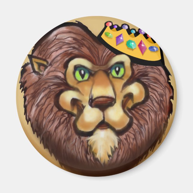Lion Crown Magnet (Vorne)