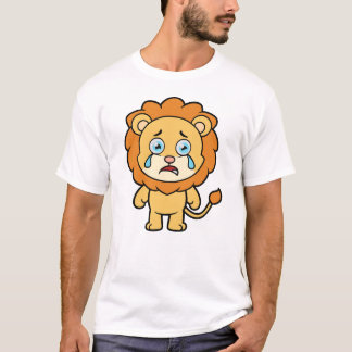 Lion Cry, Niedlicher Cartoon Lion T-Shirt