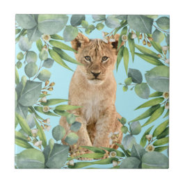 Lion cub Dschungelwald Keramik Fliesen