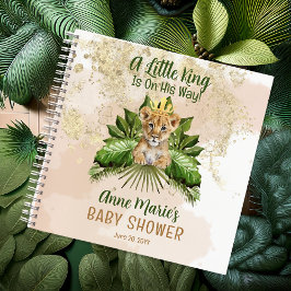 Lion Cub Ein kleines King Baby Shower Gästebuch Notizbuch