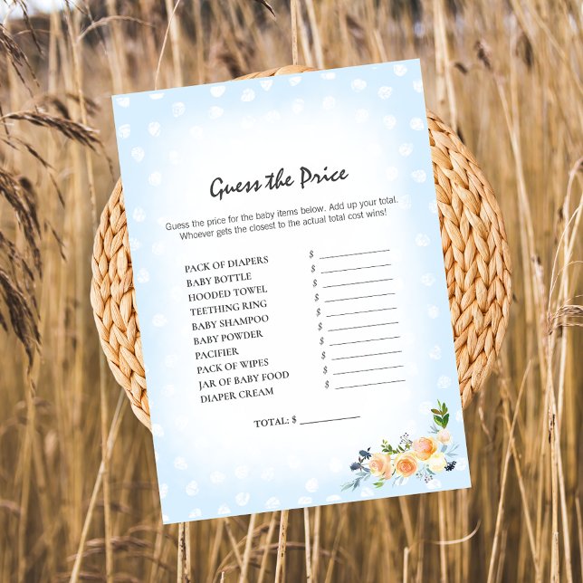 Lion Cub Floral Blue rät das Preisduschspiel Programm (Von Creator hochgeladen)