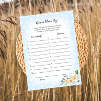 Lion Cub Floral Blue rät ihr Alter Duschspiel