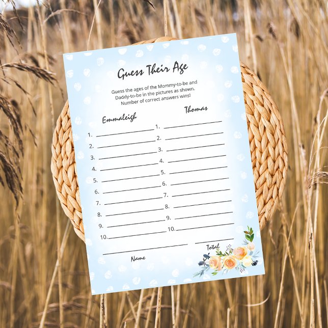 Lion Cub Floral Blue rät ihr Alter Duschspiel Programm (Von Creator hochgeladen)