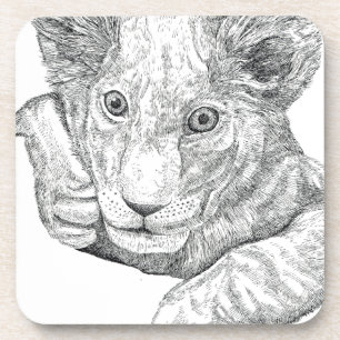 Lion Cub Getränkeuntersetzer