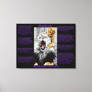 Lion Cub Leinwanddruck