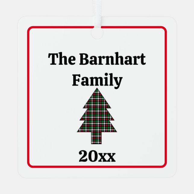 Lion Cub Personalize Name Foto Christmas Ornament Aus Metall (Rückseite)